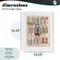 Stupell Industries Beatrice's Closet Shoes Framed Print Under Glass, design by Annabelle Hall